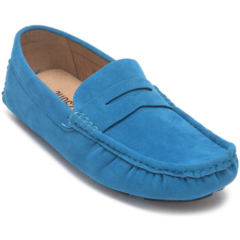 Reservoir Shoes Moccasins suede look to put on in Blue