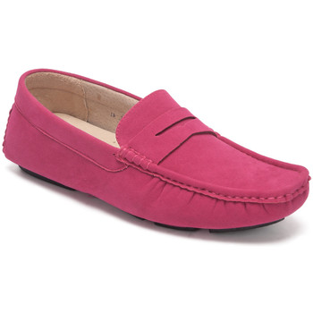 Reservoir Shoes Moccasins suede look to put on in Pink