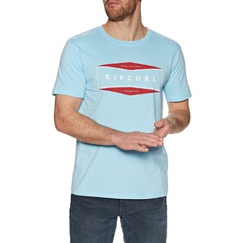 Rip Curl Camiseta Neon Short Sleeve men's T shirt in Blue