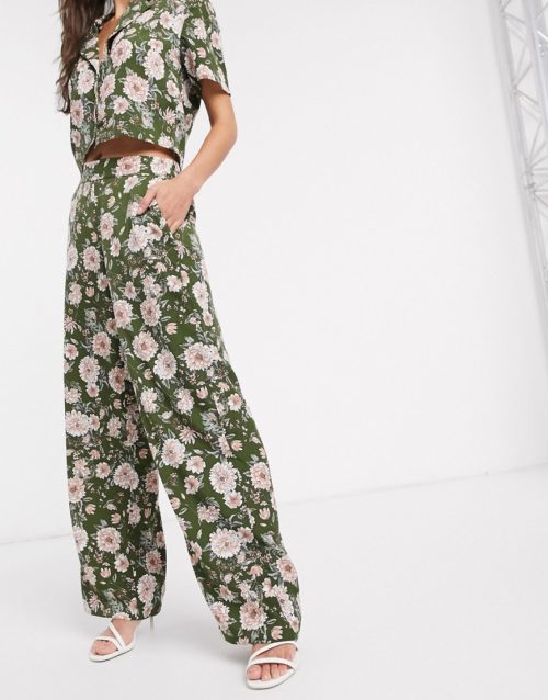 Vila floral trousers-Multi