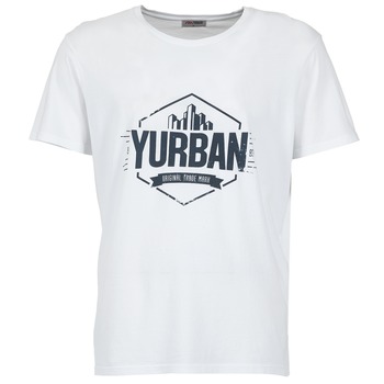 Yurban ESALOIRE men's T shirt in White. Sizes available:S