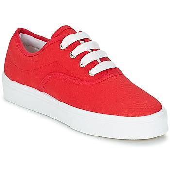 Yurban PLUO women's Shoes (Trainers) in Red. Sizes available:3.5,4,5,6,6.5,7.5,2.5